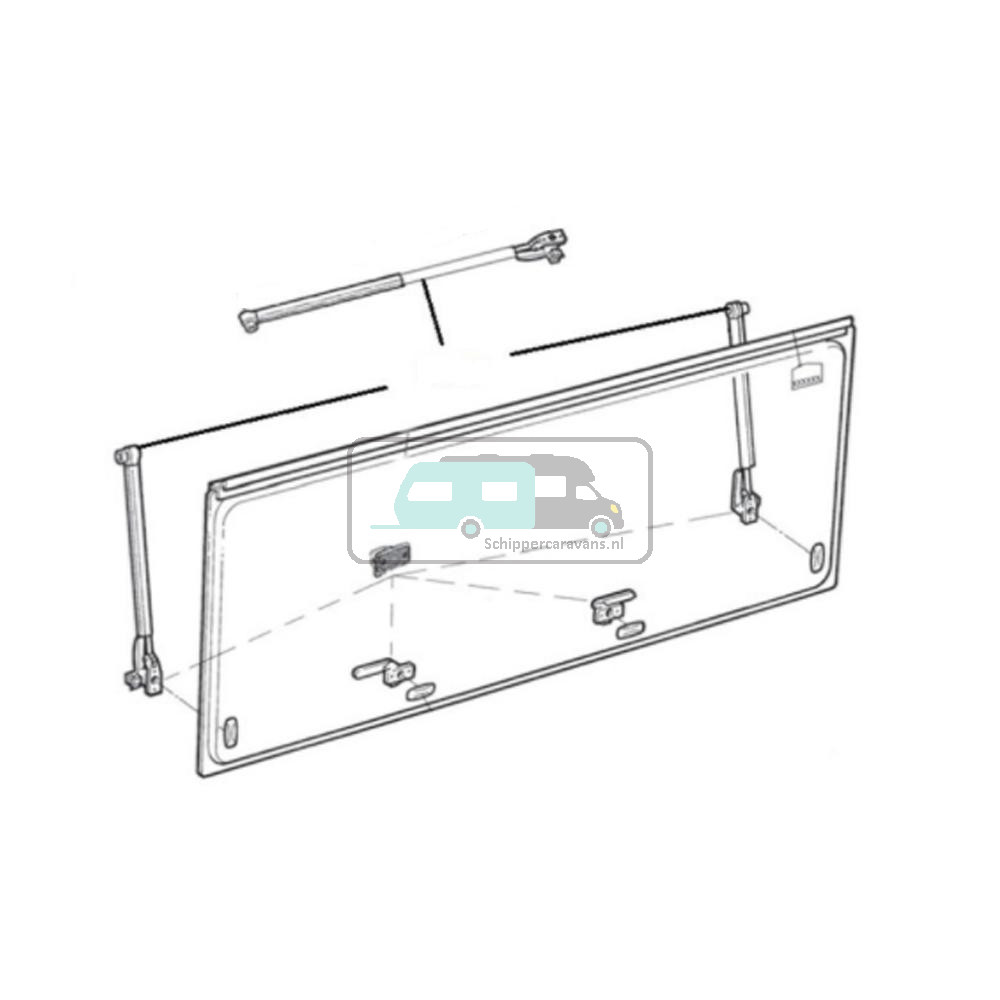 Dometic D-Lux Raam D10 120x60