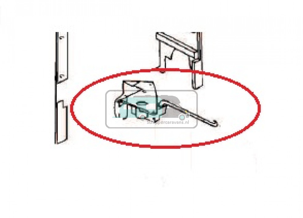 Bracket outside vent