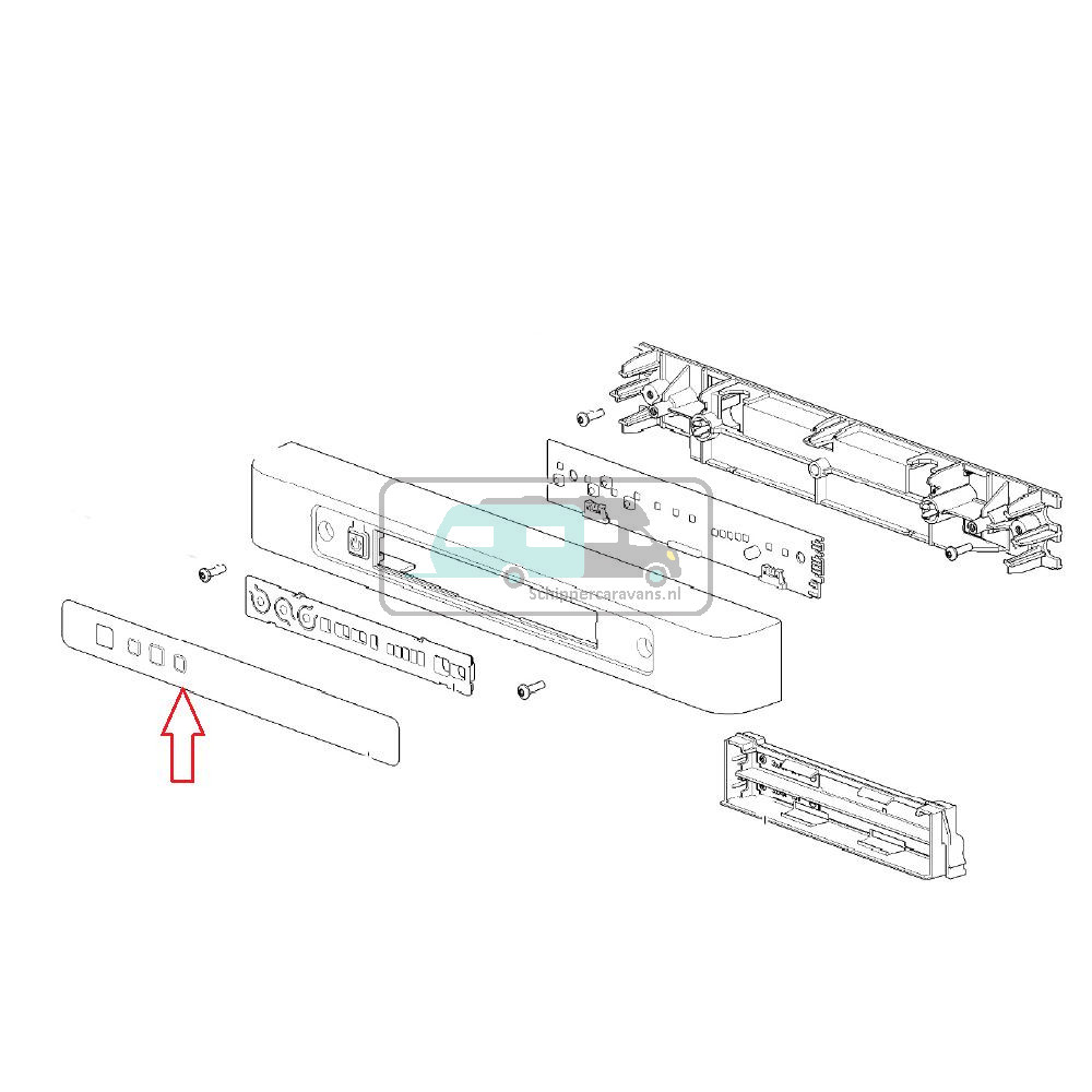 Thetford N3000 Sticker Display Led+