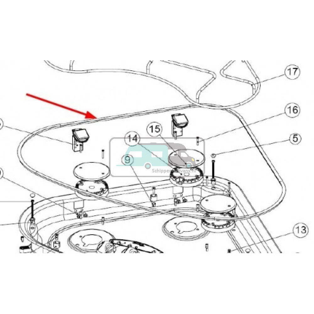 Afdichtrubber SPCC1210