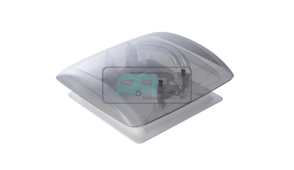 MPK Dakluik VisionVent S Pro Signaalwit 28x28 Dubbele Plissé