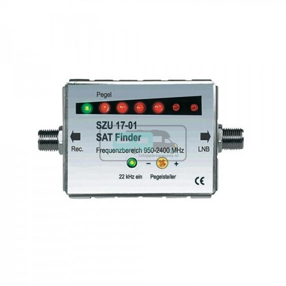 Satfinder, voor makkelijk vinden van de satelliet