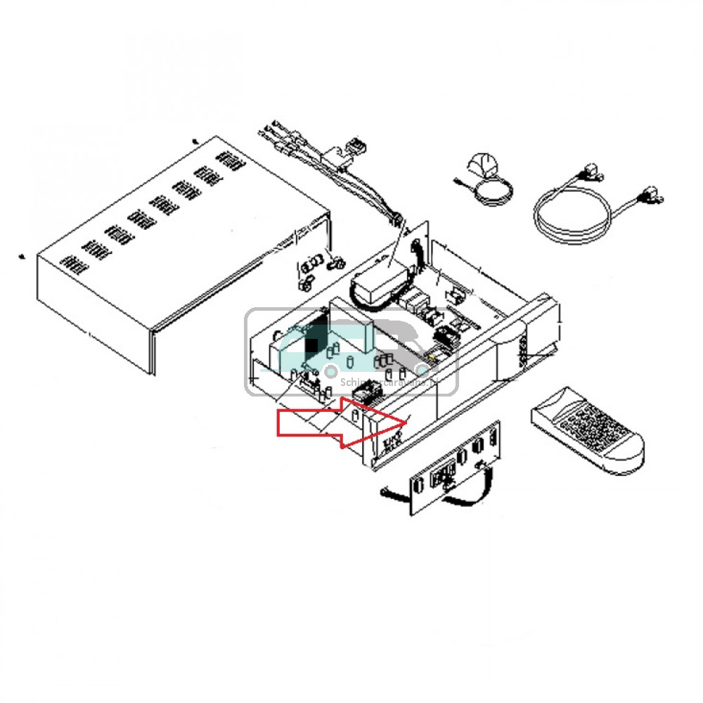 Teleco Groot front zwart nr. 4749, set a 2