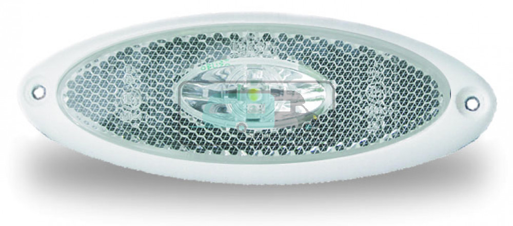 Jokon Breedtelicht LED PLR2010 met Reflector Ovaal Opbouw Wit Wit Frame