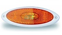 Jokon Zijmarkering LED SMLR2010 Ovaal Opbouw Oranje-Wit Frame