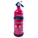 Brandblusser 1 kg met manometer met Belgie keur