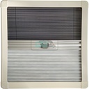 Horrex Gebogen Duo Plissé R5000 Crèmewit 994x484