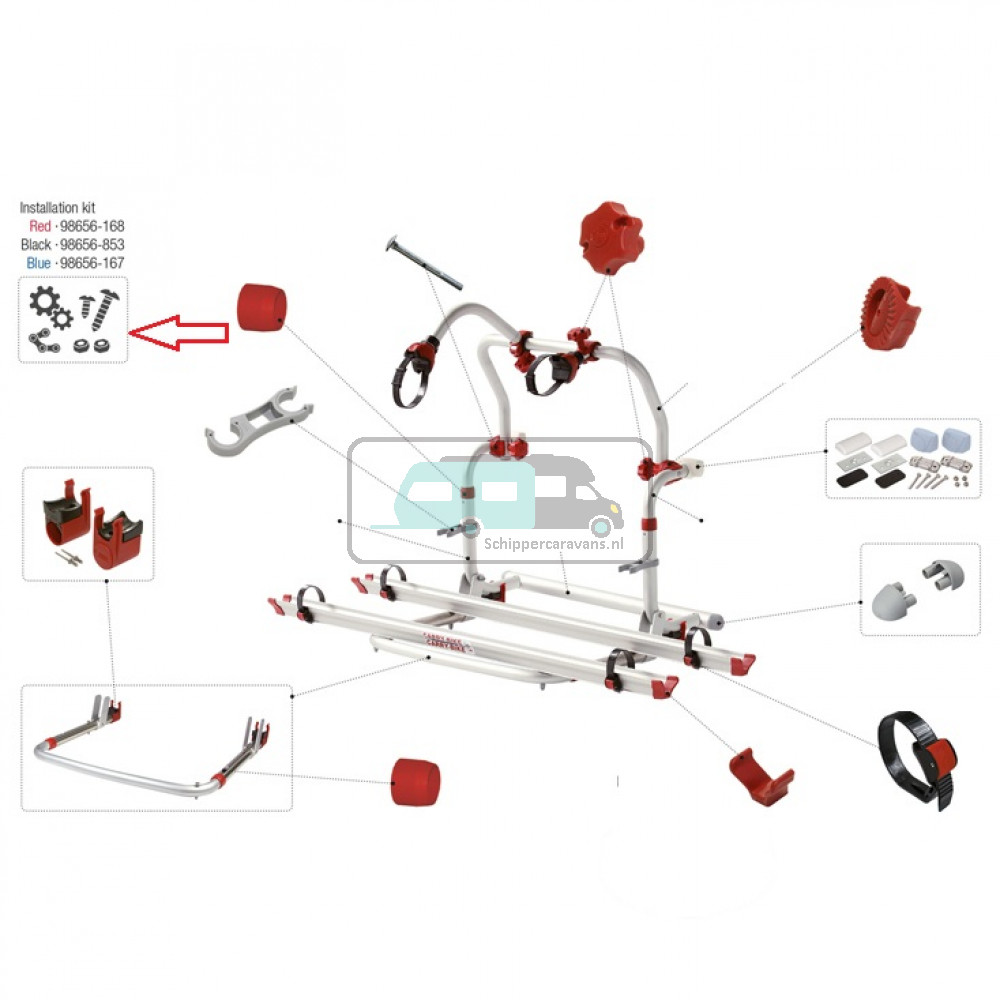 Fiamma Installatie kit Carry-Bike Pro C 98656-168