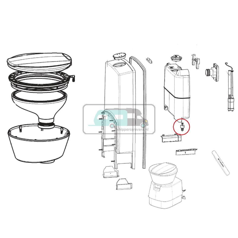 Dometic CTW4110 Reed Sensor