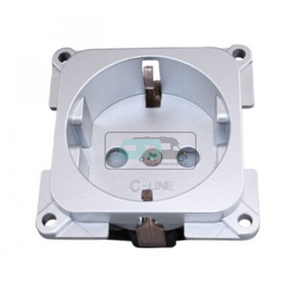 Presto Contactdoos 230V Inbouw S-10.000 Grijs