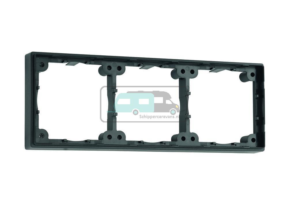 Presto Afstandsraam 3-Vaks 12mm S-20.000 Zwart