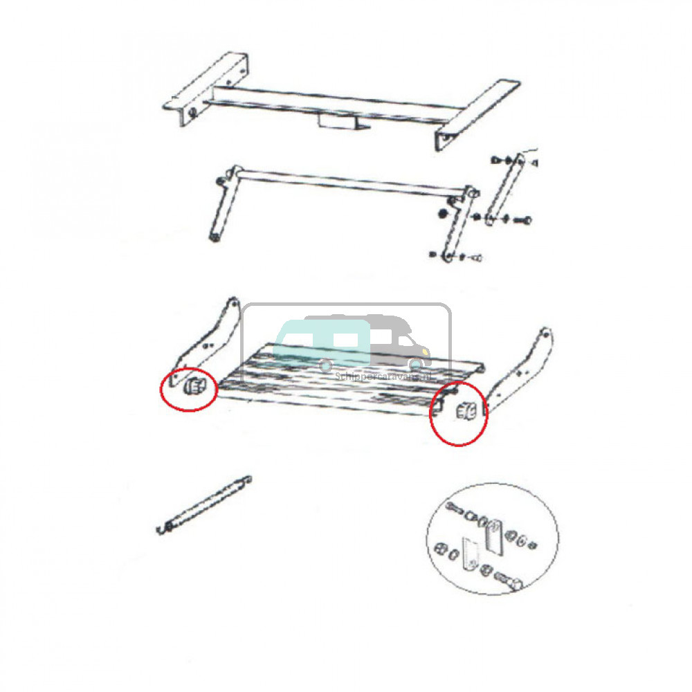 Thule Plug Footboard L+R