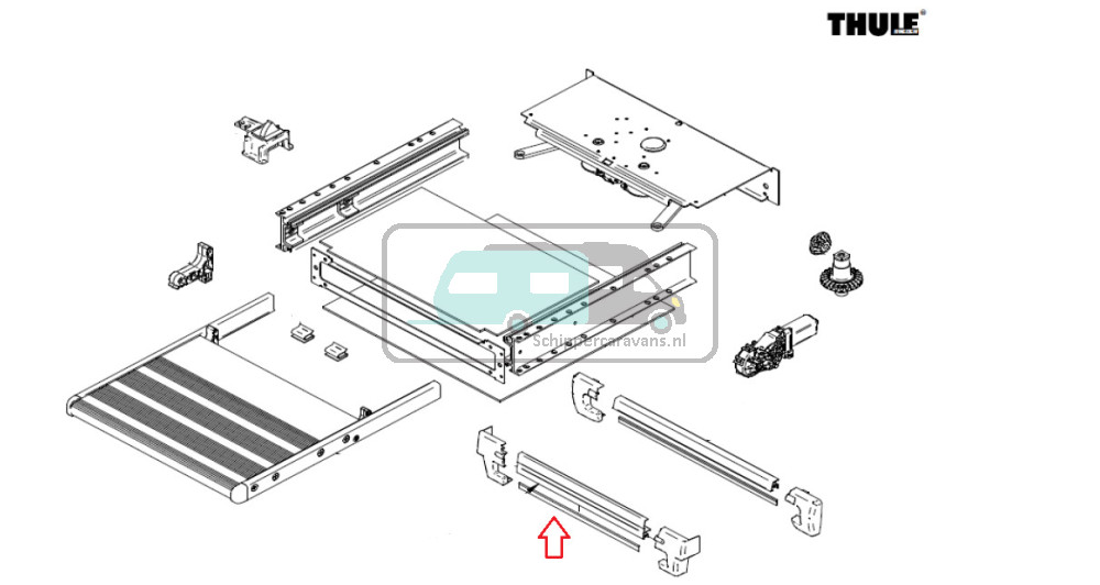 Thule Slide Out Ducato V16 Front Protection 550 20