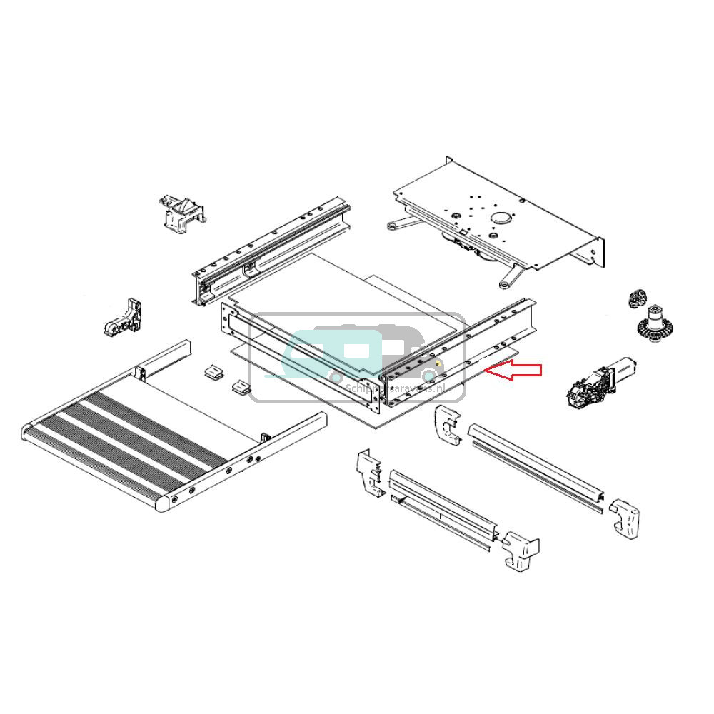 Slide Out V12 12V550 Lower Protection