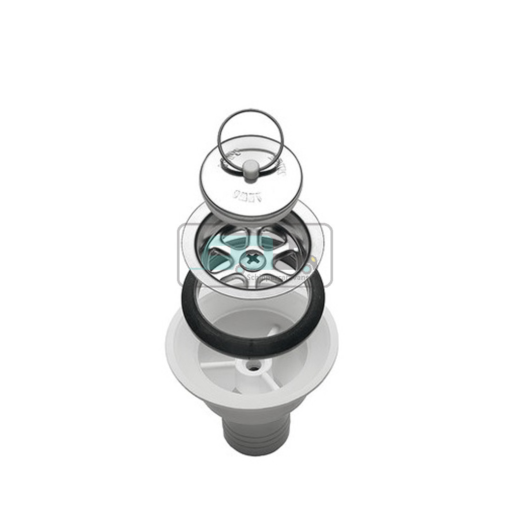Smev Afvoerplug Recht 20mm Compleet