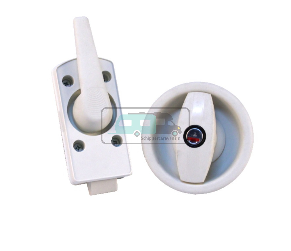 Oberholz Deurslot Wit 30-35mm rechts