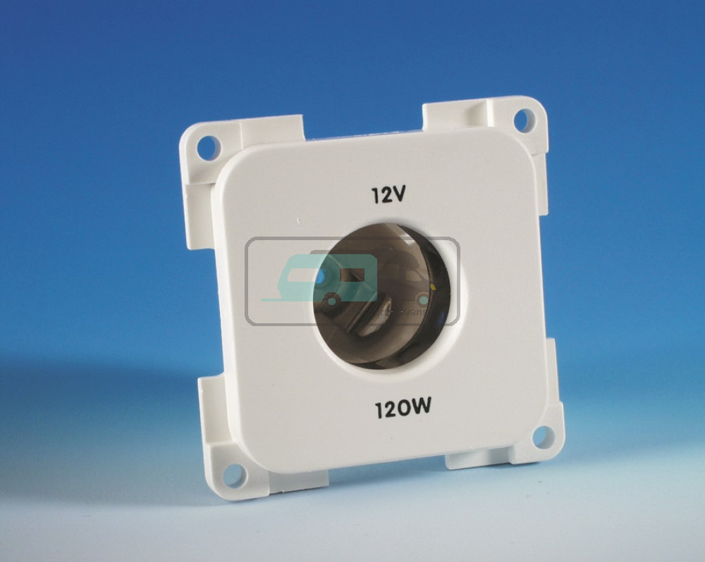 Presto Contactdoos 12V Groot Inbouw S-10.000 Wit