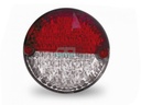 Jokon Knipper/ Rem/ Achterlicht LED 725 Rond Rood/Wit