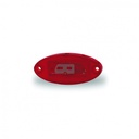 Jokon Markering LED S2012 Ovaal Opbouw Rood