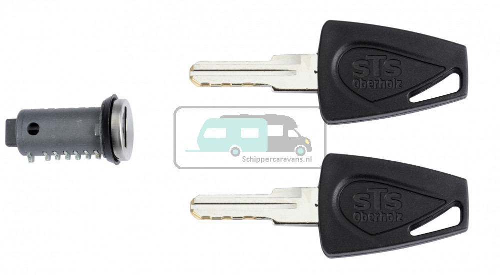 STS 1x Cilinder + 2x Binnenbaan Sleutel
