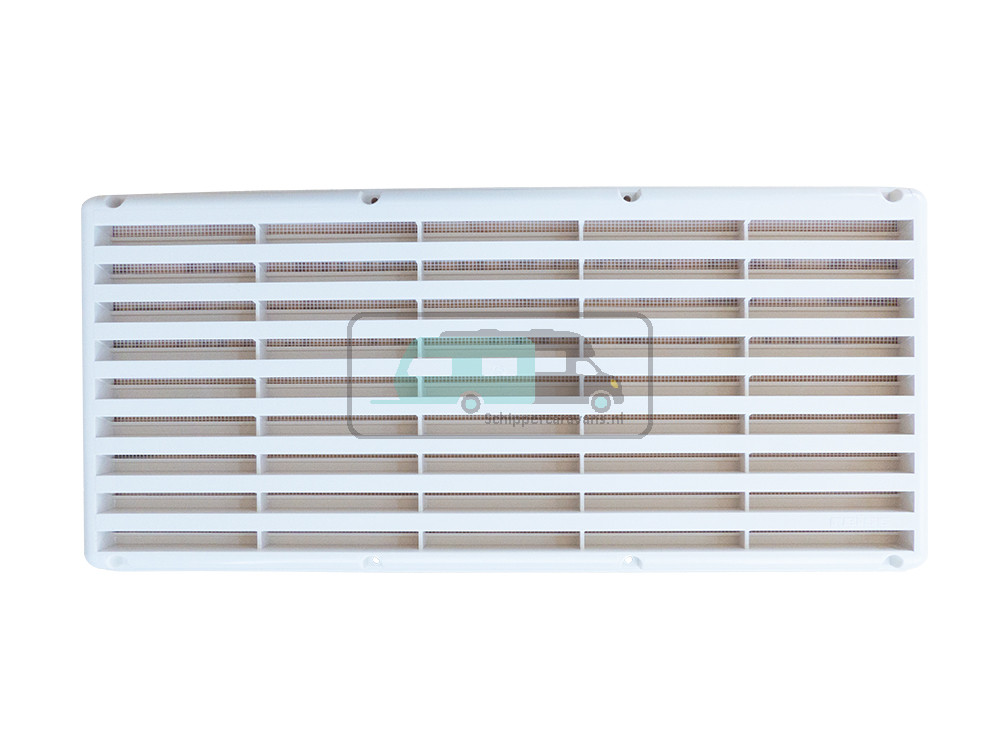 Ventilatierooster crème opbouw 36.5x16.5cm