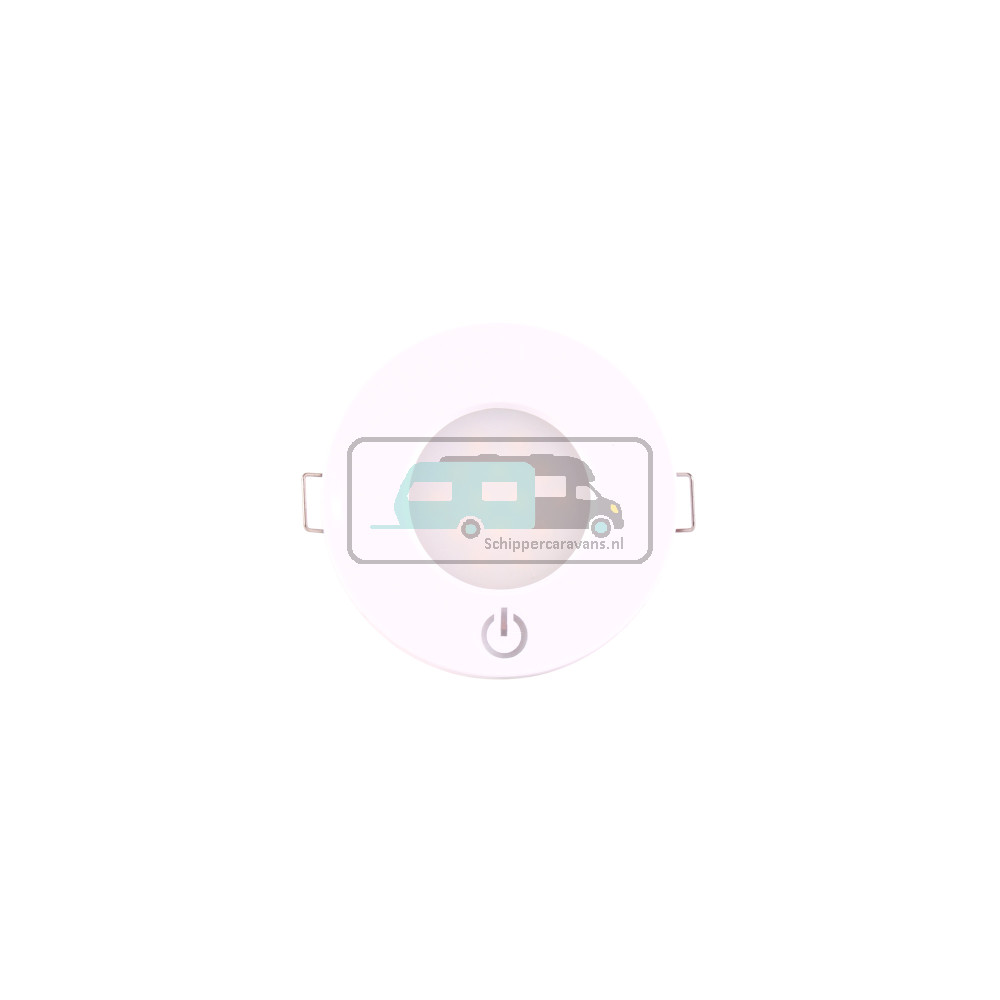 LED Inbouwspot Button + Schakelaar 12V 2.5W