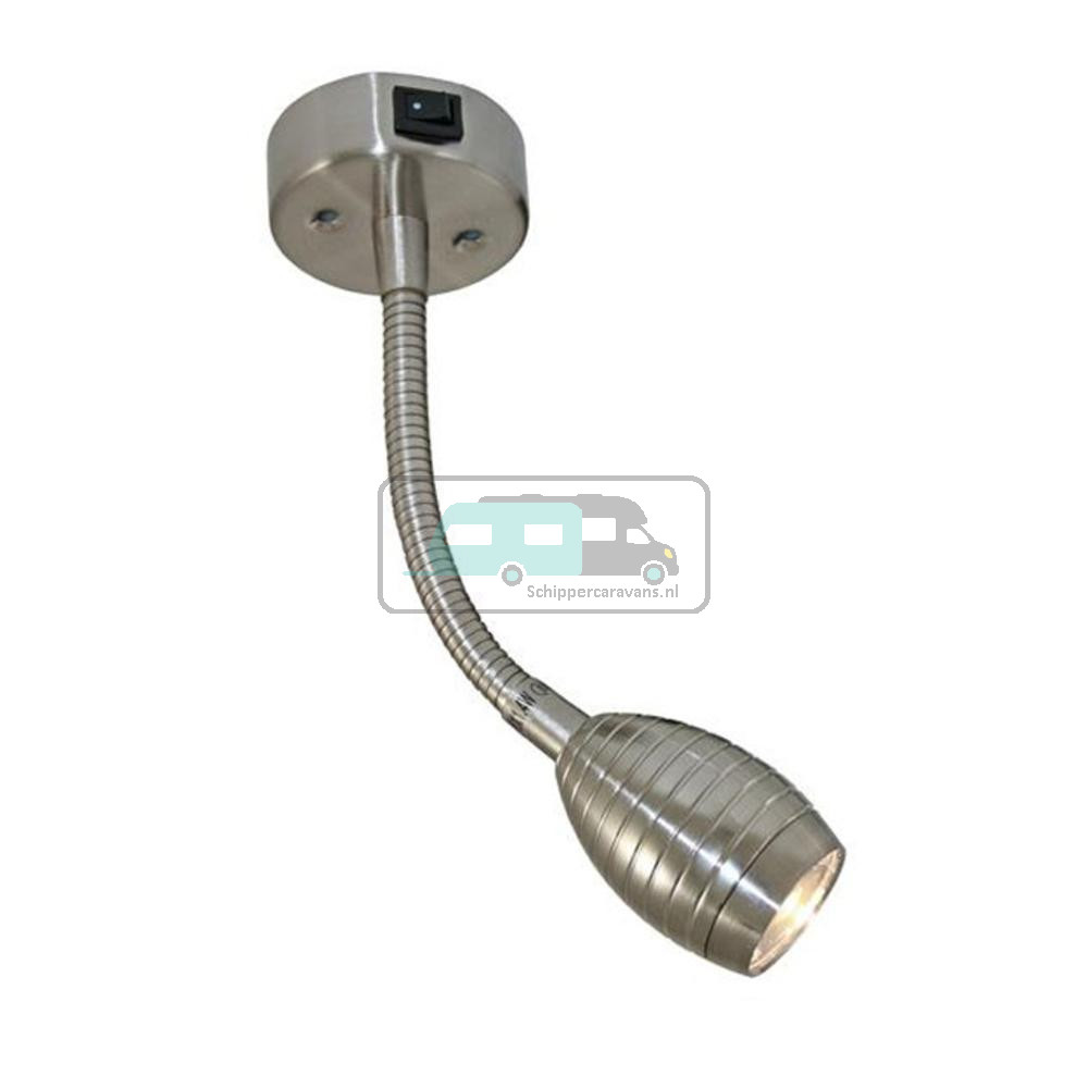 Neso Flex 12V 1,4W LED spot Satin Nickel