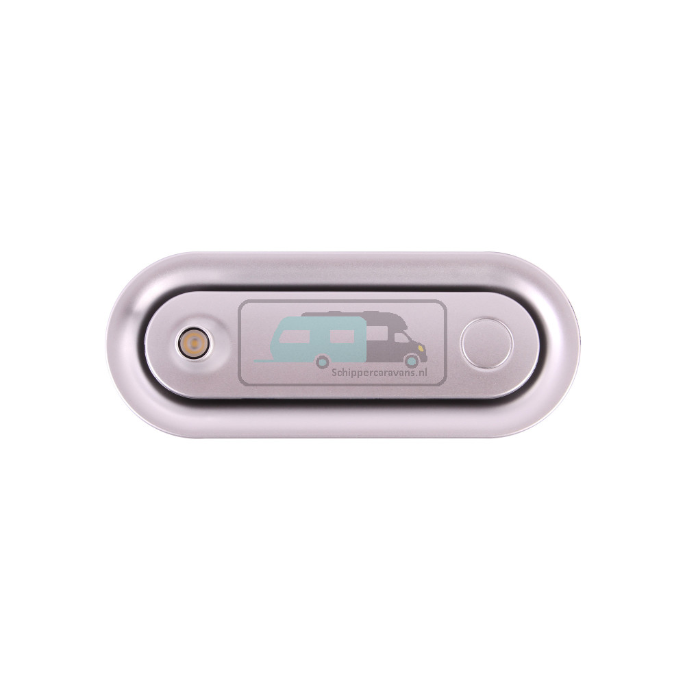 Inbouw Leeslamp LED 3-standen Zilver