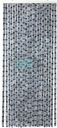 Arisol Chenille Gordijn 56x200 Blauw/Grijs