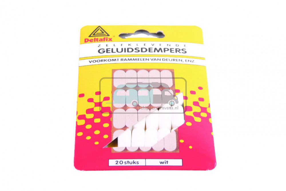 Deltafix Geluiddempers Wit 20st