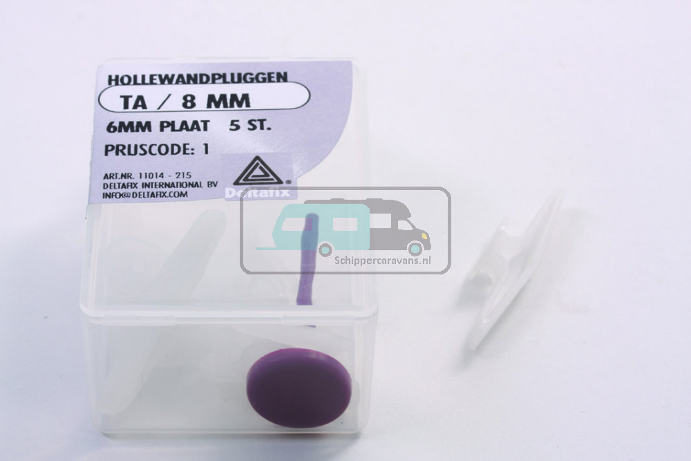 Deltafix Hollewandplug 8mm 5st