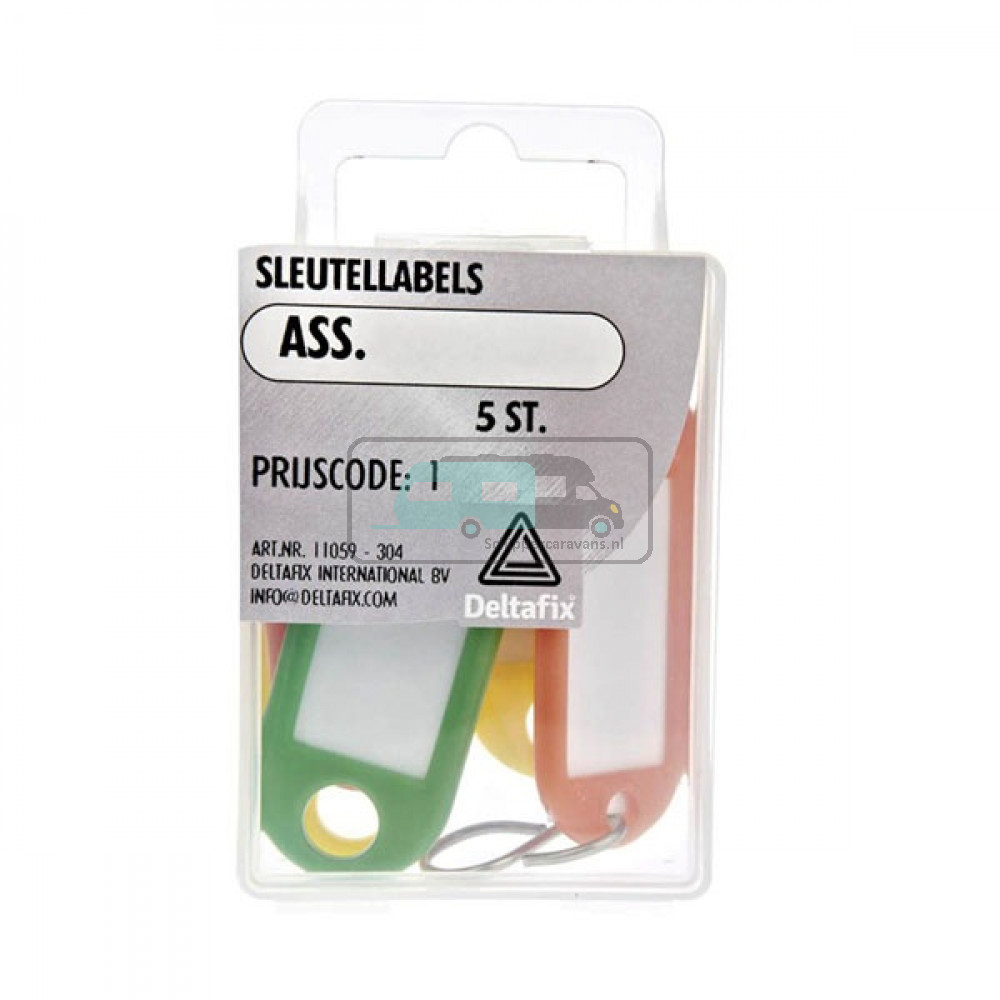 Deltafix Sleutellabel Assorti Set 5st
