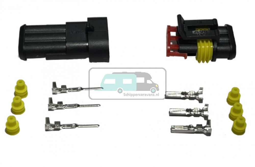 Superseal Connector Set 3-Polig