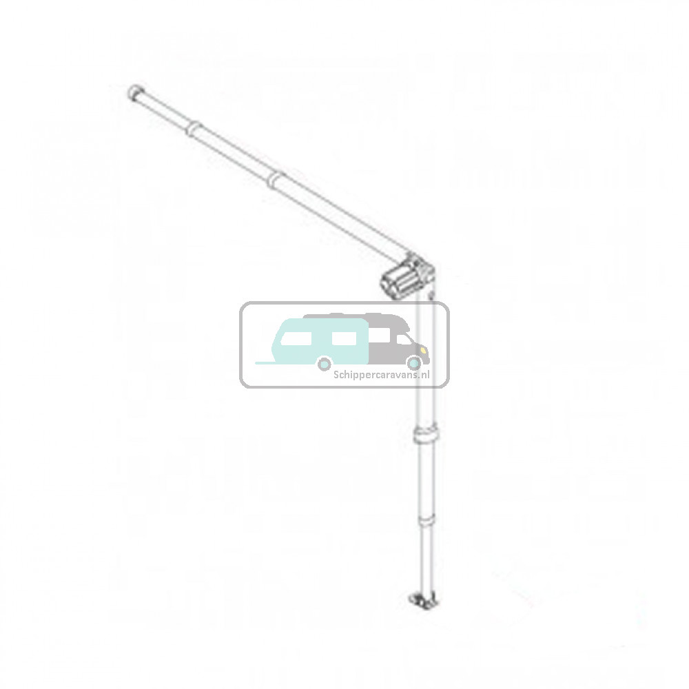 Fiamma right rafter+supp leg CS 255 V13