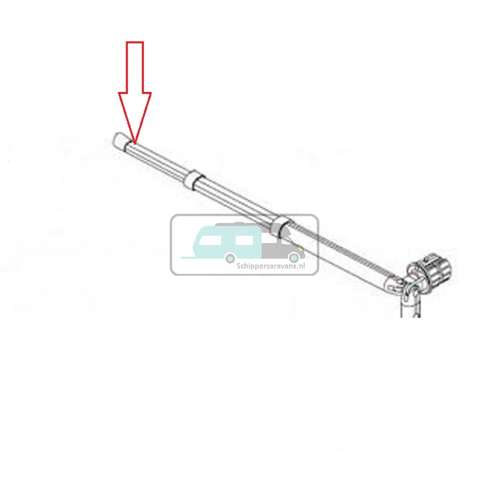 Fiamma rafter end part CaravanStore 255 05-07