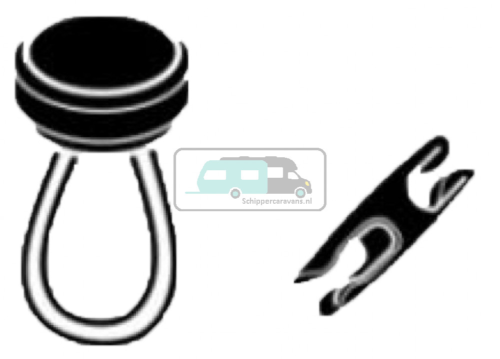 Thule short panel connection+lock (5+2 pc)