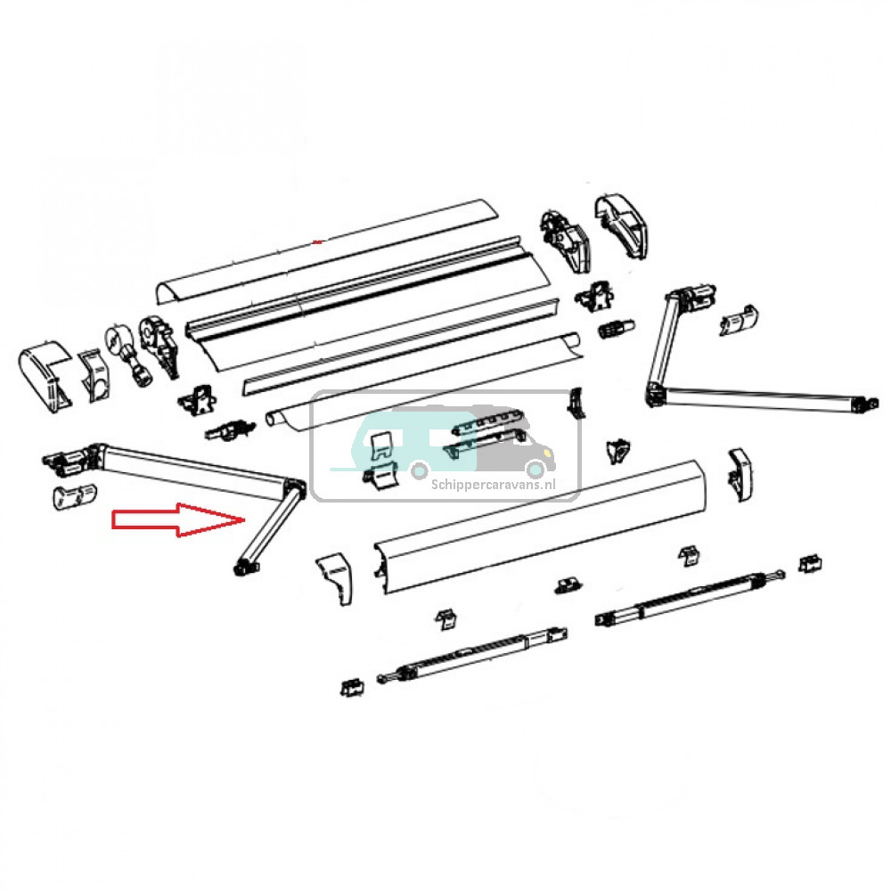 Thule LH spring arm 6200 2,6 m