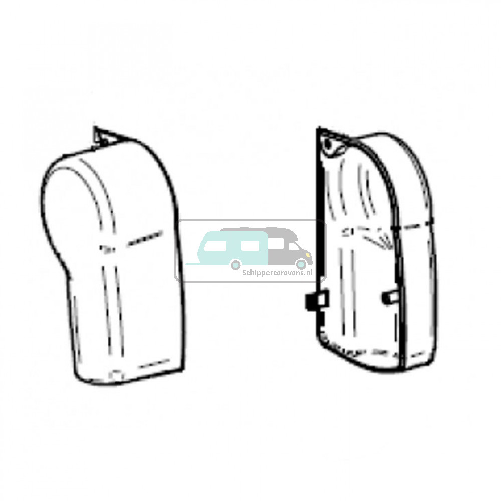 Thule Eindkap LH+RH 4900
