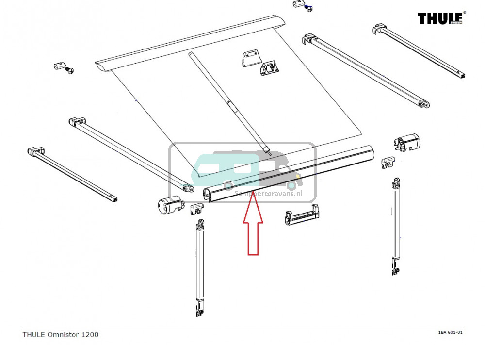 Thule Roller Tube 1200 4.25