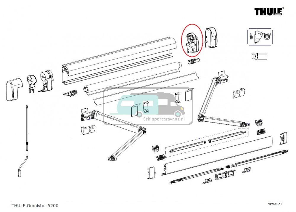 Thule Binnenkap RH 5200