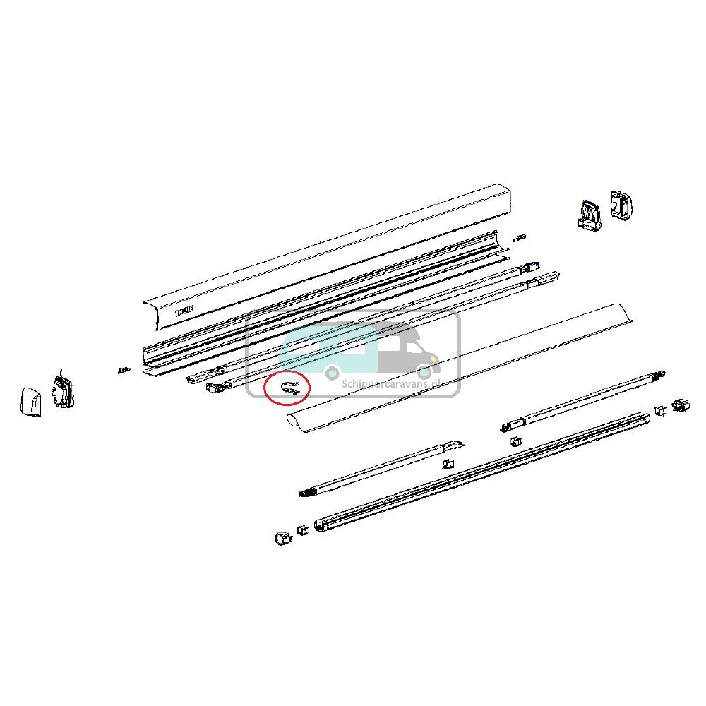 Thule Anti Rattling Tension Arm 3200 3st.