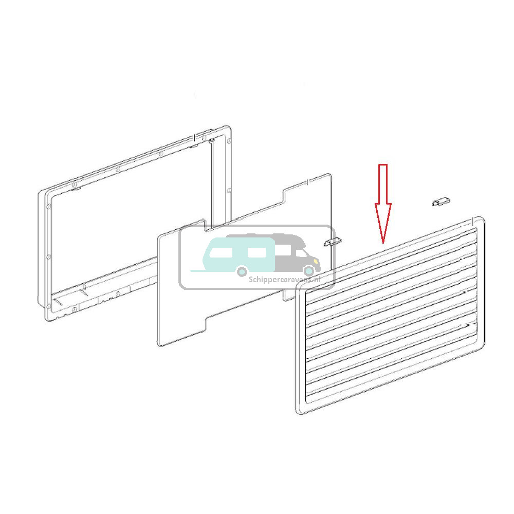 Thetford Vent Large Lichtgrijs-76