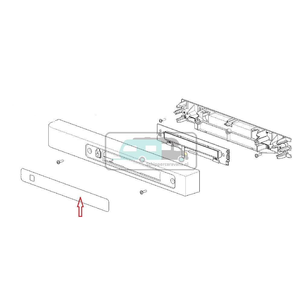 Thetford LCD Sticker N400 serie