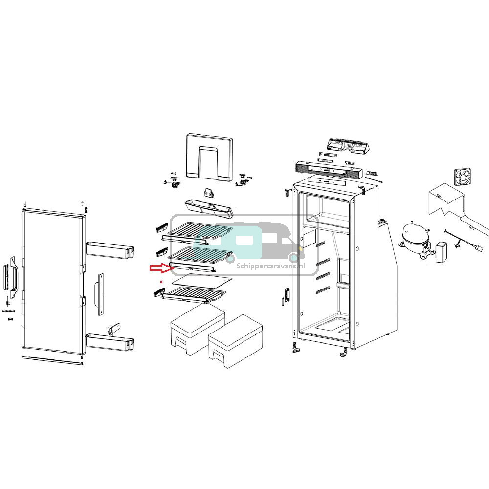 Thetford Food Retainer T1090/T2090 