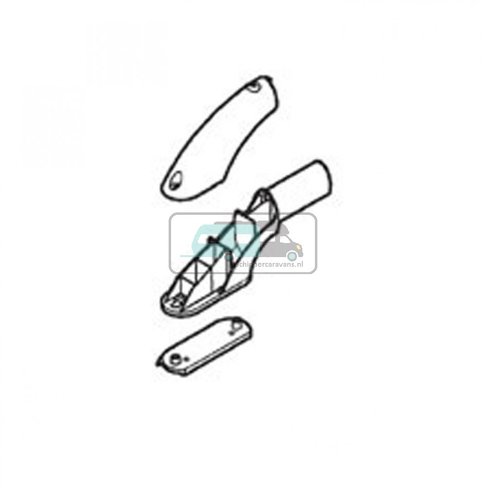 Thule Roof Rack Deluxe Eindkap Grijs