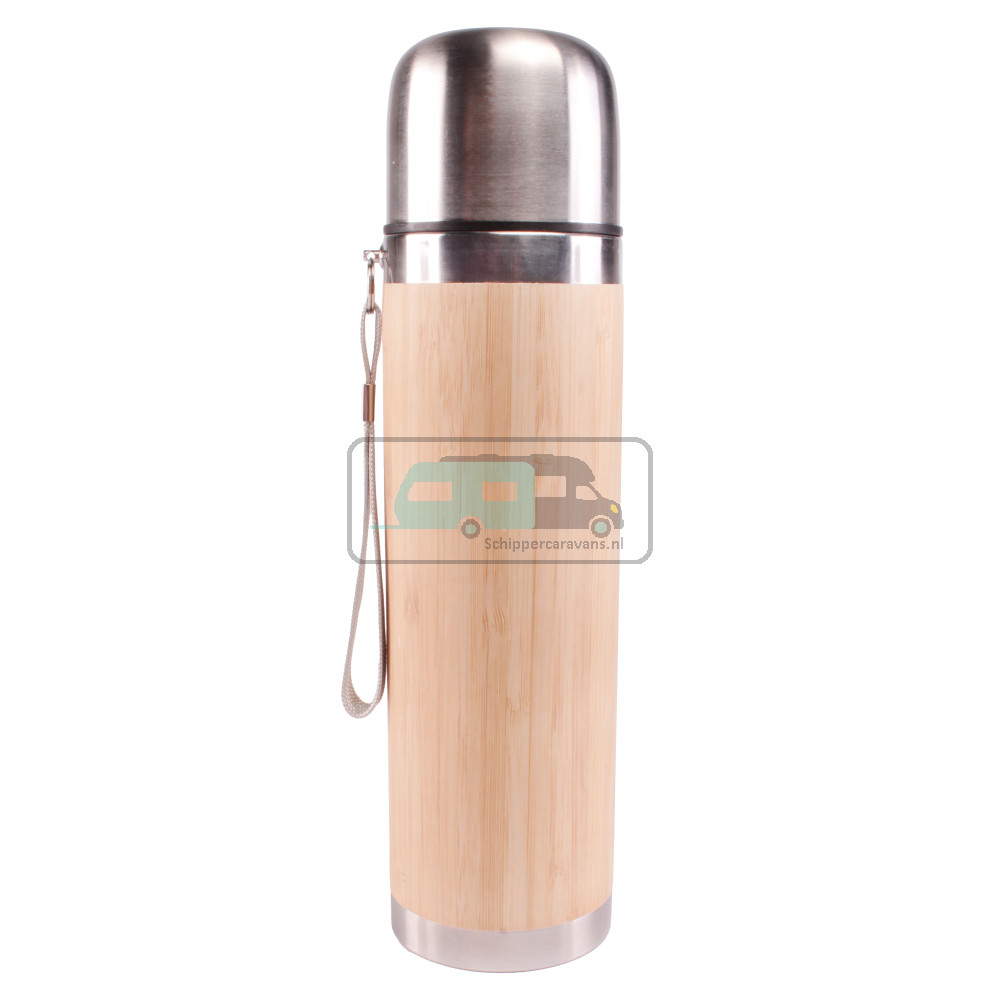 ViaMondo Thermosfles 0.5L Bamboe