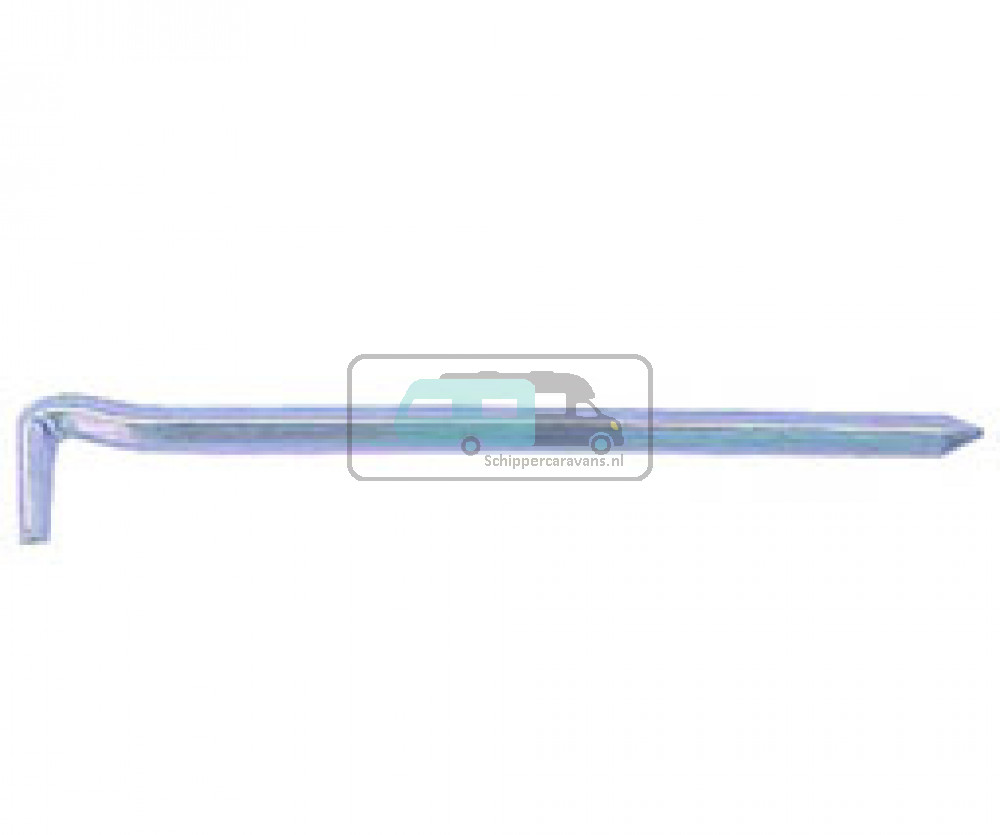 Campking Grondpen 4-kant 16cmx5mm 100st.