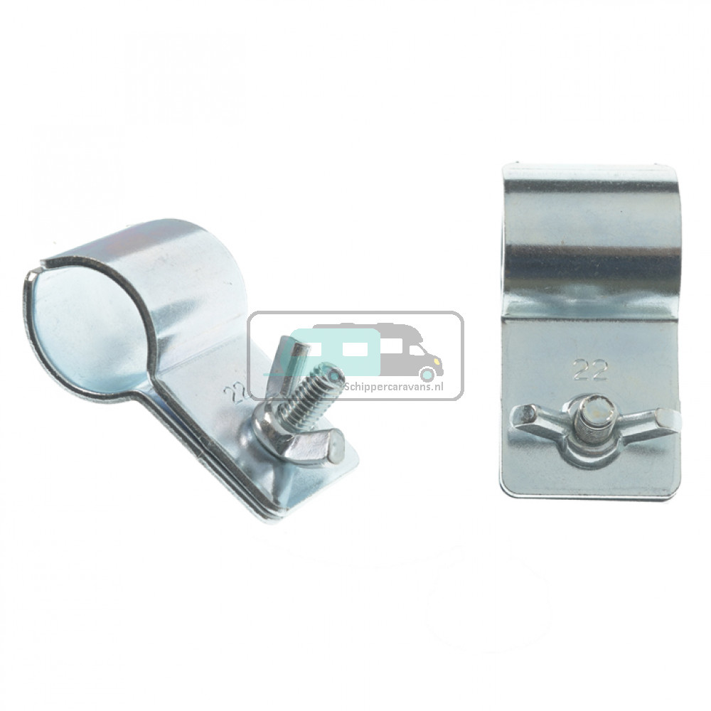 Campking Daksteunklem 22 mm 2 st