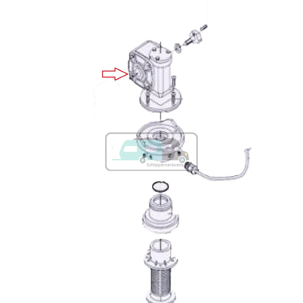 Adapter steunbeugel nr. 6137