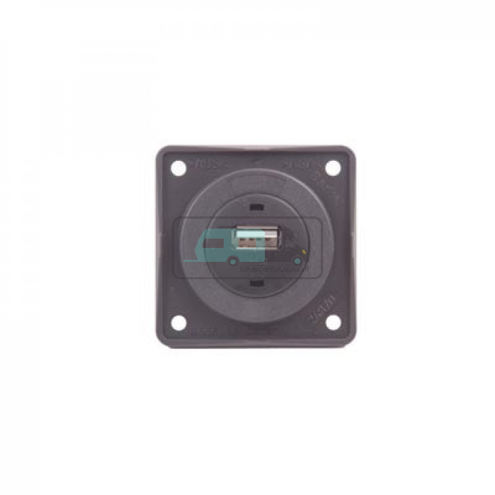 Berker Contactdoos 1x USB Lader 12V Inbouw Antraciet Mat